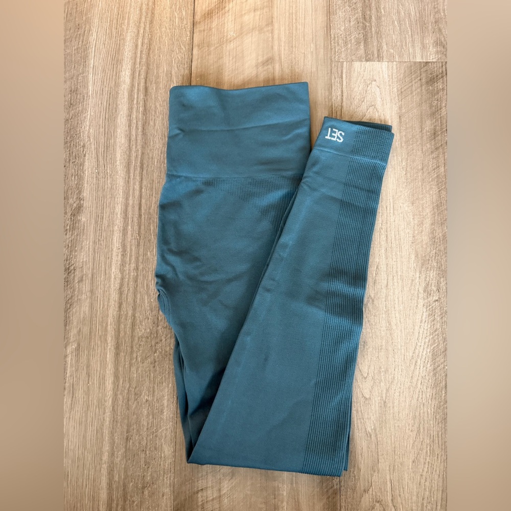 SET Active SculptFlex Deep Teal Leggings
